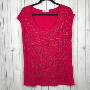 CALVIN KLEIN Hot Pink Blouse